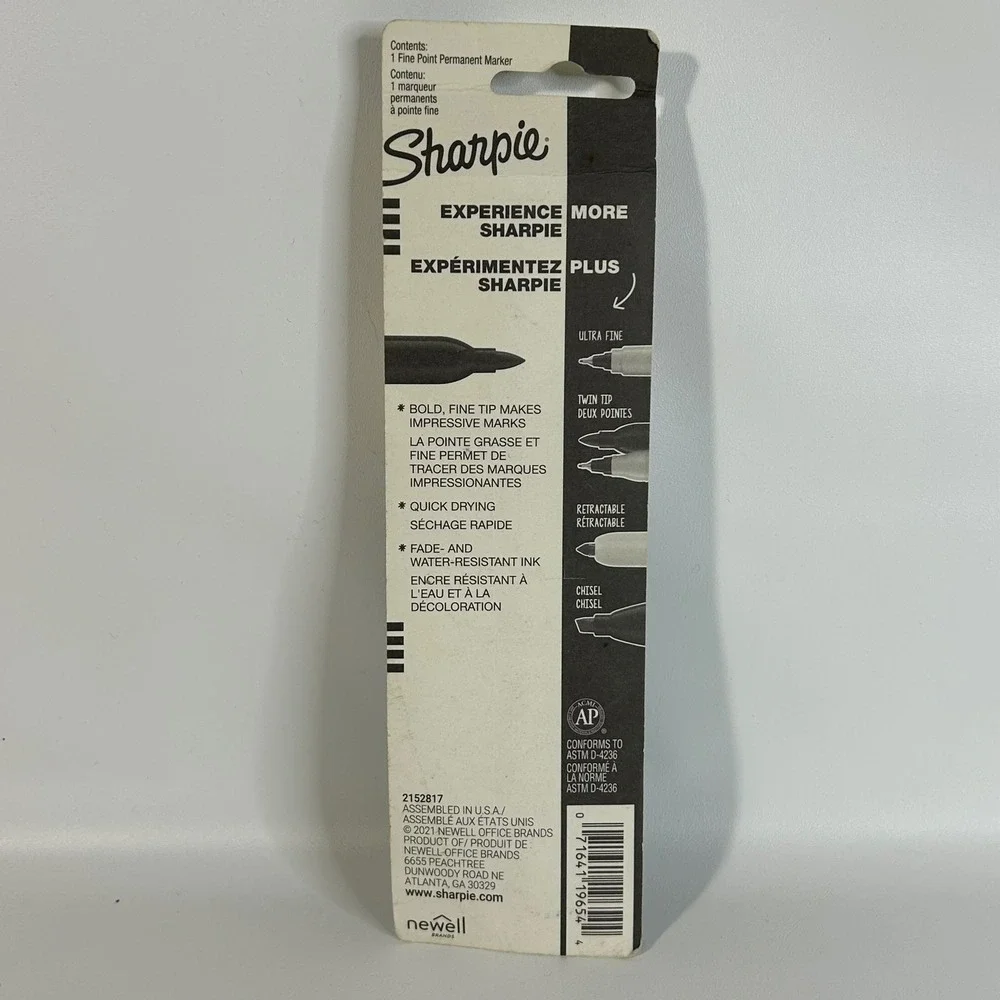 Sharpie Mystic Gems Fine Point Permanent Marker‎ Pink Coral Special Edition 1 CT